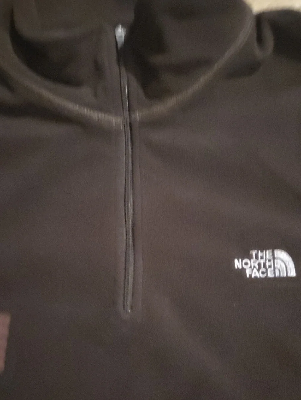 The North Face Black/Brown Men's Lightweight Half-Zip Pullover